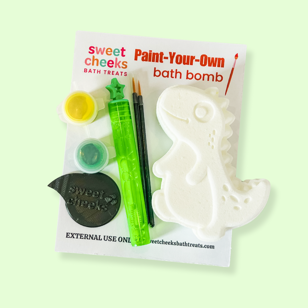 Dino Paint-Your-Own Bath Bomb