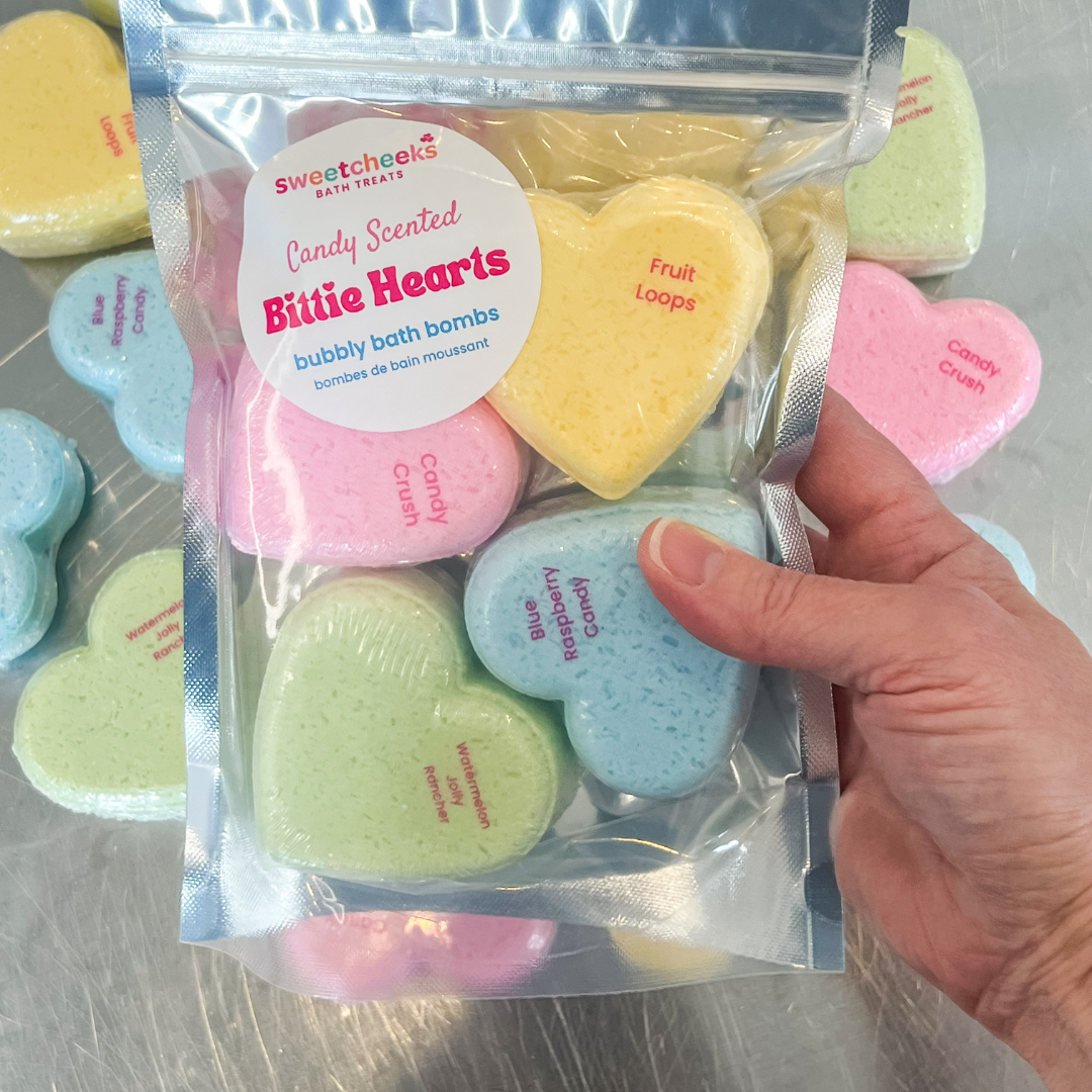 Bittie Hearts Bath Bomb Pack