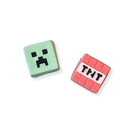 Creeper + TNT Mini Bath Bomb Set