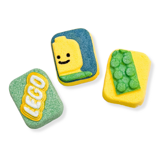 Mini Lego Bath Bomb Set