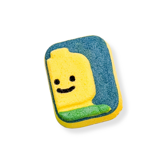 Mini Lego Minifigure Block Bath Bomb