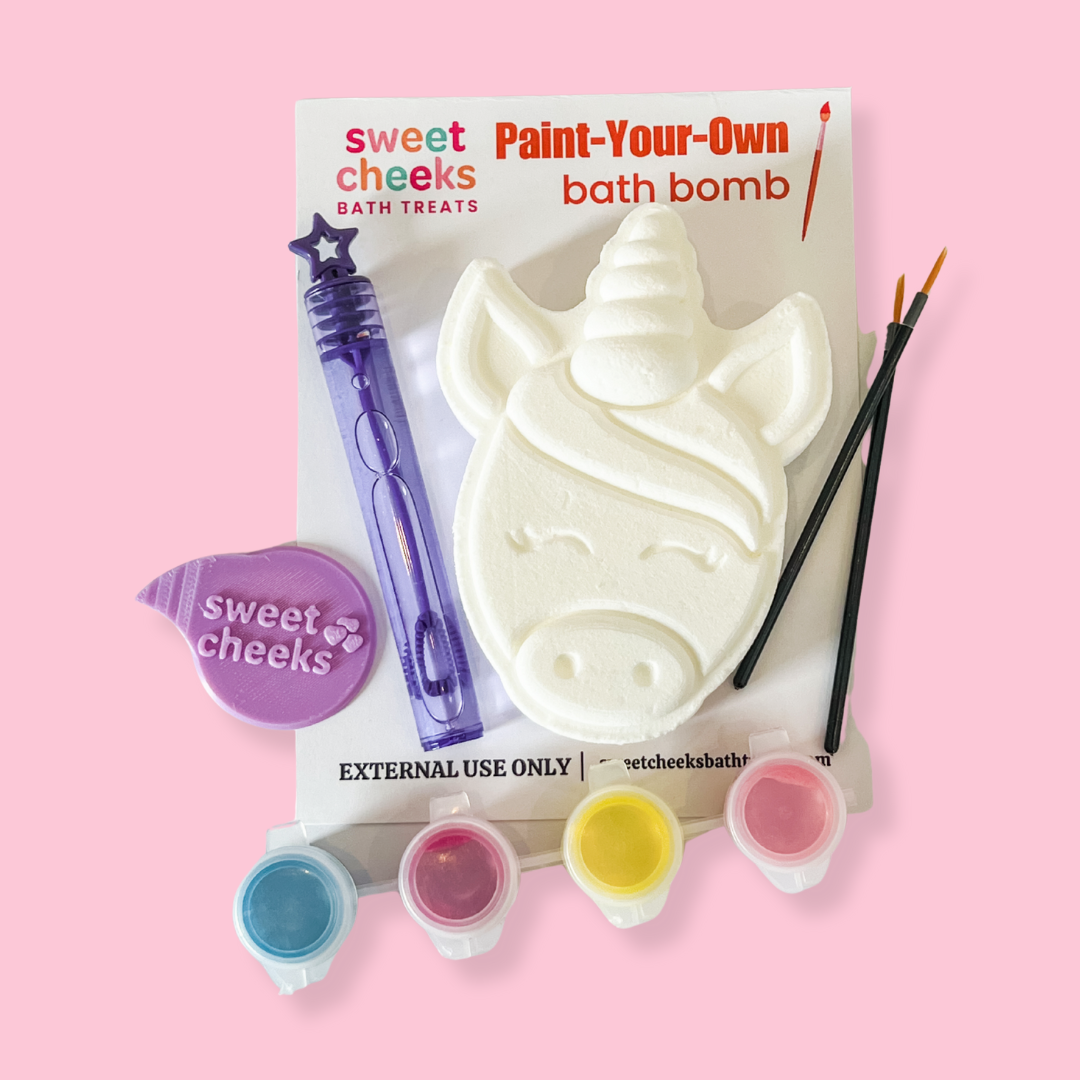 Unicorn Paint-Your-Own Bath Bomb